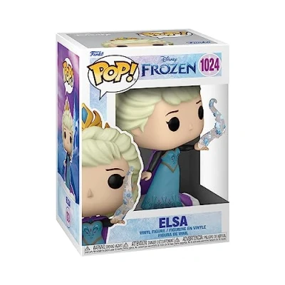 Image of Funko Pop! Disney: Ultimate Princess Elsa Disney Princesses Amazon Exclusive Collectable Vinyl Figure Gift Idea Official Merchandise Toys for Kids &amp; Adults Movies Fans