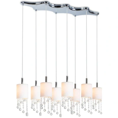 Image of Tango Straight Bar Pendant Ceiling Light Chrome