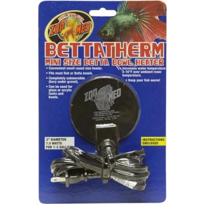 Image of Zoo Med BettaTherm Submersible Betta Bowl Heater 7.5 Watts