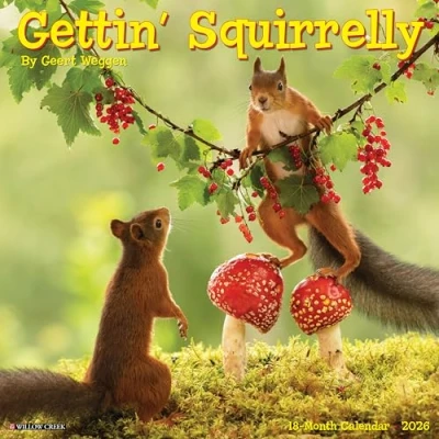 Image of Gettin&#039; Squirrelly Calendar 2026