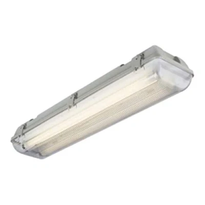 Image of KnightsBridge 230V IP65 T8 Twin LED Ready Anti Corrosive Fitting (2ft)
