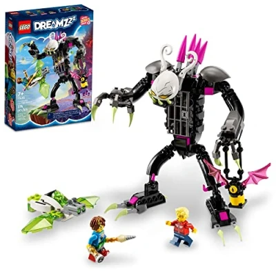 Image of LEGO DREAMZzz Grimkeeper The Cage Monster Building Set Toys for Boys &amp; Girls, Age 9+ Kids W/ 2 Options Minifigures 71455