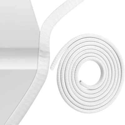 Image of comfleep Car Door Edge Protector,Car Bumper Protector Guards,U Channel Guard Rubber Trim,Fit for Most Cars (White, 32FT)