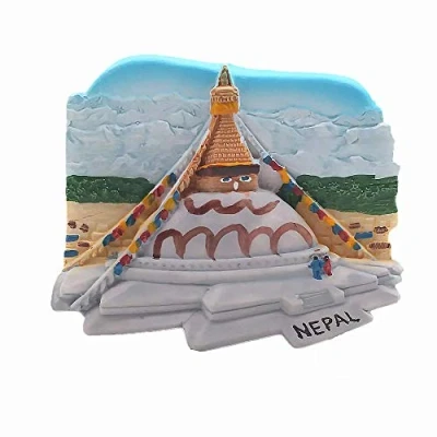 Image of 3D Nepal Fridge Magnet Souvenir Gift,Home &amp; Kitchen Decoration Magnetic Sticker. Refrigerator Collection