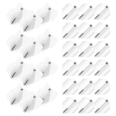 Image of WINMAU Rhino Extra Thick Dart flights 10 sets per pack (30 in total) (White)