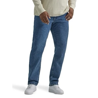 Image of Lee Men&#039;s Big &amp; Tall Legendary Regular Straight Jean, Pepper Stone, 44W x 34L