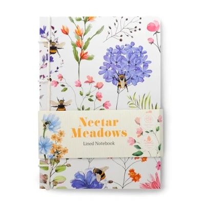 Image of Puckator MEMO100 Nectar Meadows Stone Paper A5 Lined Notebook