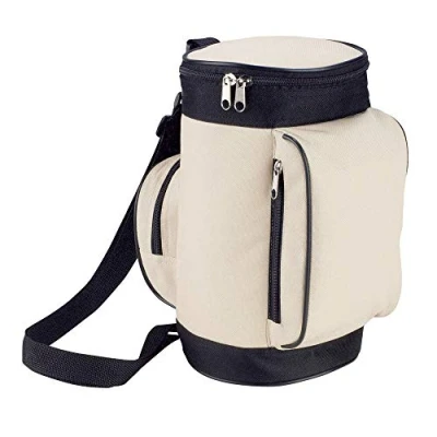 Image of eBuyGB Golf Caddy Style Cool / Cooler Lunch Bag, Beige