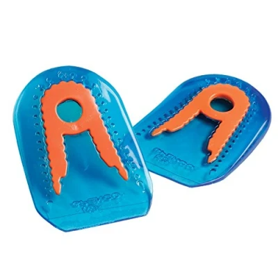 Image of Spenco® Unisex Adult Ironman Performance Gel Heel Cushion Sport Insole, Blue/Orange, One Size