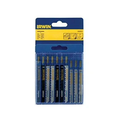 Image of Irwin 10505817 Assorted Jig Saw Blade Set, 10 Pieces