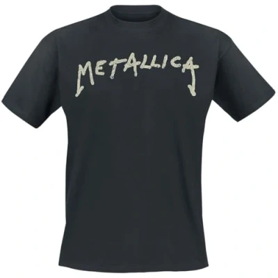 Image of Rock Off Metallica &#039;Wuz Here&#039; (Black) T Shirt (Small)