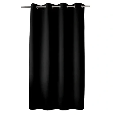 Image of Enjoy Home 2010an140180 Blackout Curtain with 8 Eyelets Polyester 40 x 27 cm, black, 40x27