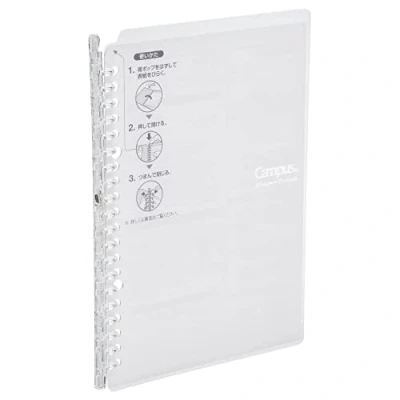 Image of Kokuyo Campus Smart Ring Binder B5 26 Rings Clear [Office Product]