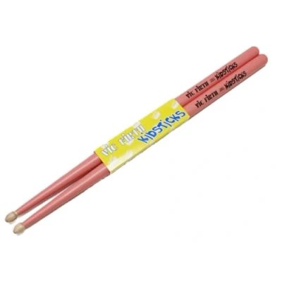 Image of Vic FIrth American Classic® Drumsticks Kidsticks Hickory Wood Tip Pink