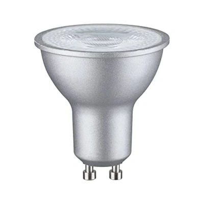 Image of Paulmann 28753 LED lamp Reflector 7 watts dimmable Chrome matt efficient Light Warm White 2700 K GU10