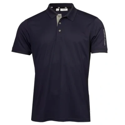 Image of Calvin Klein Mens Club Golf Polo Shirt Navy L