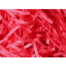 Image of RED 500g Grams Luxury Extra Soft Shredded Tissue Paper Hamper/Gift Packaging Filler Acid Free