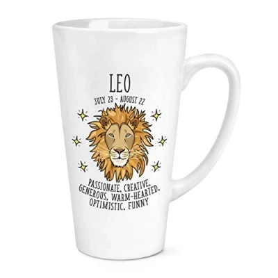 Image of Leo Horoscope 17oz Large Latte Mug Cup