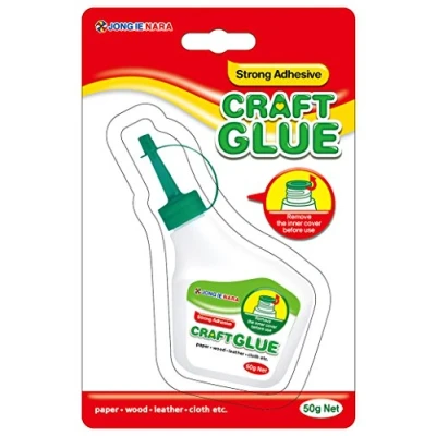 Image of White PVA Craft Glue 50g Bottle in Blister Pack