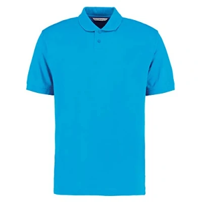 Image of Kustom Kit Mens Regular Fit Workforce Pique Polo Shirt (S) (Turquoise)