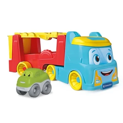 Image of Clementoni Baby Infant Toys Tumbling Cars Truck Early Development &amp; Activity Toys, Sensory Learning Gift Toddler 12 Months, Kids 1 Year, Made In Italy, 17892