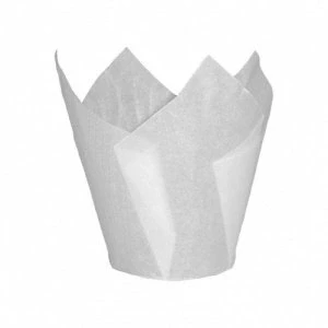 Image of Bakery Direct 200 White Tulip Muffin Wraps