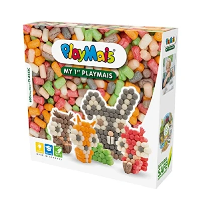 Image of PlayMais BASIC My 1st Forest Animals starter craft kit for kids from 3 years I natural toy with 650 pieces stimulates creativity &amp; motor skills gift girls boys Made in Germany