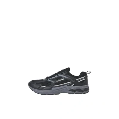 Image of JACK &amp; JONES Men&#039;s Jfwtokyo Mesh Sneaker Noos, Charcoal, 9 UK