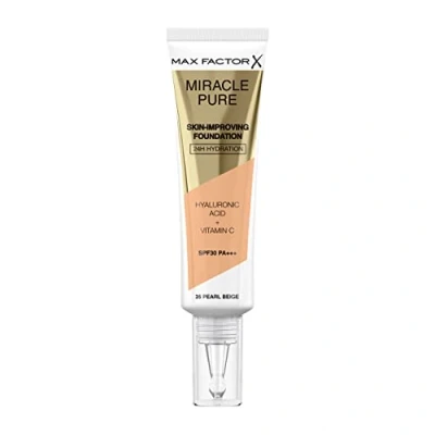 Image of Max Factor Miracle Pure Foundation, Pearl Beige 35