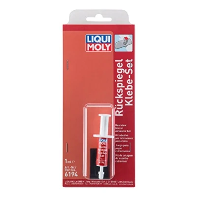 Image of LIQUI MOLY Rearview Mirror Adhesive Set 1 ml SKU: 6194, Red