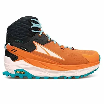 Image of Altra Olympus 5 Hike Mid Gore TEX Women&#039;s Walking Boots Orange