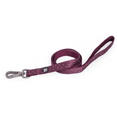 Image of Petface Ox Blood Ditsy Spot Dog Lead, Medium