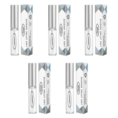 Image of Lomansa Lash Lift Glue, Brow Lamination Eyelash Adhesive for Lifting and Curling, Strong Sticky Hold Perm Glue(5ml 5pcs)