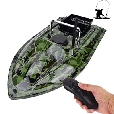 Image of AHWZ Fishing Bait Boat Rc Carp with LED Navigator Light,Camouflage