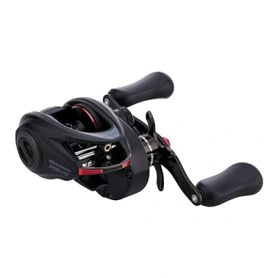 Image of Abu Garcia Low Profile Baitcast Reel, Revo Winch Reels, Predator Fishing, Fresh water Angler, Perch, Pike, Zander, Black, Robust &amp; Lightweight, 9+1 Bearing Count,