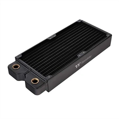 Image of Thermaltake Pacific DIY CLD240 40mm Thick High Density Double Micro Fins Copper Radiator CL W281 CU00BL A