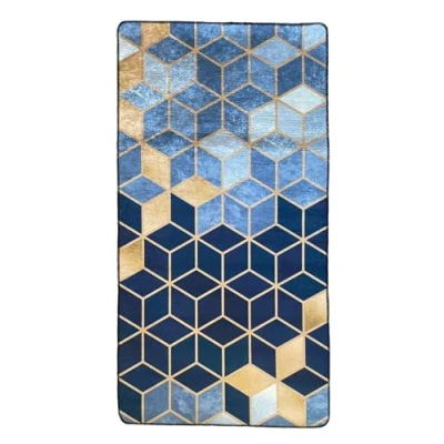 Image of MANI TEXTILE TPS_LUXE_BLU_80 Rug Polyester 80 x 150 cm