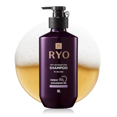 Image of Ryoe Korean Jayang Shampoo for Oily Scalp Purple 400ml