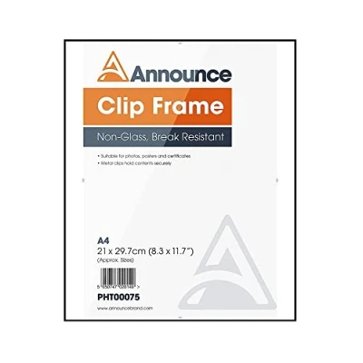 Image of Announce Metal Clip Frame A4