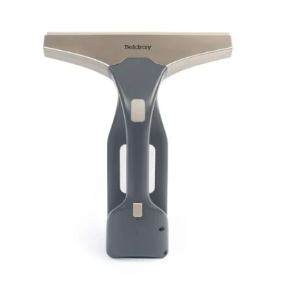 Image of Beldray Cordless Window Vacuum Plus Handheld &amp; Rechargeable Vac for Streak Free Windows, Mirrors Glass Cleaning, 100 ml Removable Water Tank, Includes Spray Bottle Wipe Pad, Titanium, BEL01985