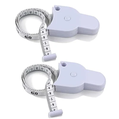 Image of 2 pcs Body Tape Measure Accurate Fitness Caliper Measuring Waist Measurement Diet Weight Loss