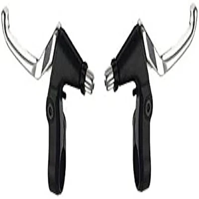 Image of Raleigh RKL441 V Type Brake Lever in Silver for 20 Inch 24 Children&#039;s Bicycles (Pair)