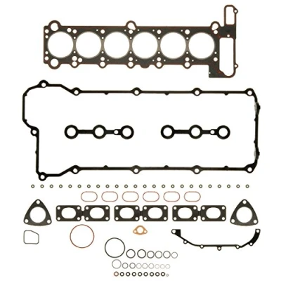 Image of 11129064466 Gasket Set, cylinder head AJUSA 52108900 with gasket, valve stem seals FIBERMAX BMW: 5 Saloon, 3 Coupe, Saloon
