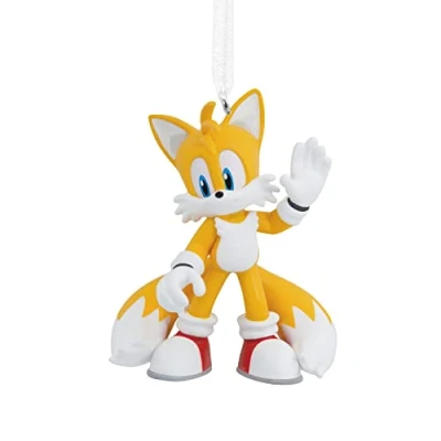 Image of Hallmark Sonic The Hedgehog Tails Resin Christmas Ornament