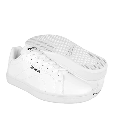 Image of Reebok Unisex Royal Complete Clean 2.0 Sneaker, White Collegiate Navy White, 8.5 UK