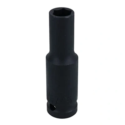 Image of 7/16in Double Deep Impact Imperial SAE Socket 1/2in Drive 6 Sided Single Hex