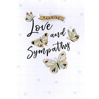 Image of Sending Love &amp; Sympathy Greeting Card Second Nature Just To Say Cards