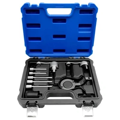 Image of ZKTOOL Camshaft Alignment Flywheel Locking Timing, Pulley Timing Tool, Compatible with Land Rover Range Jaguar 2.7 3.0 5.0 V6 306DT Diesel Engine, Chain 303 1116, 1117
