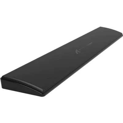 Image of Ergonomic Wrist Rest for 104 Keys Full sized Keyboard Anti Slip Rubber Feet with Memory Foam Cushion Support Computer Laptop Hours of Comfortable Typing Working Gaming 16.9*2.8*0.8in (Black)