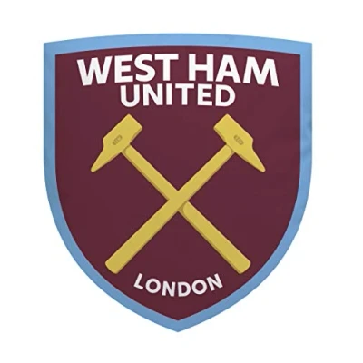 Image of WEST HAM UNITED Cushion, Polyester, Multi, 38 x 34cm